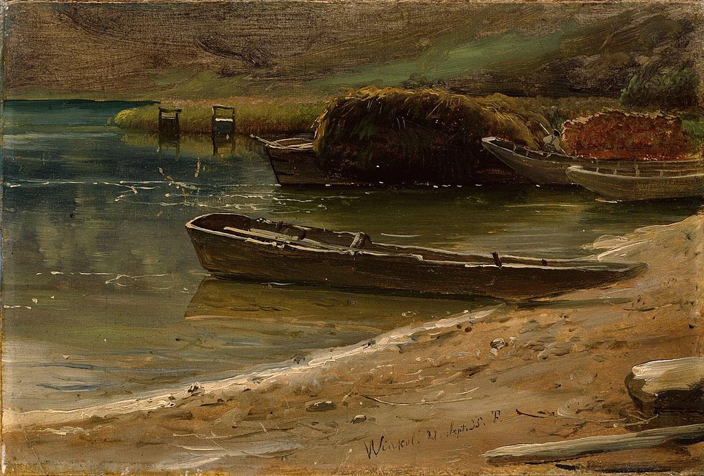 In banca, Winkel in Svizzera - 1835, National Museum Oslo